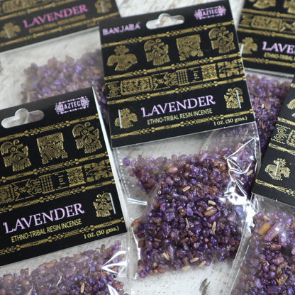 Banjara Lavender Resin Incense 30g | Calm, Relaxation & Peace