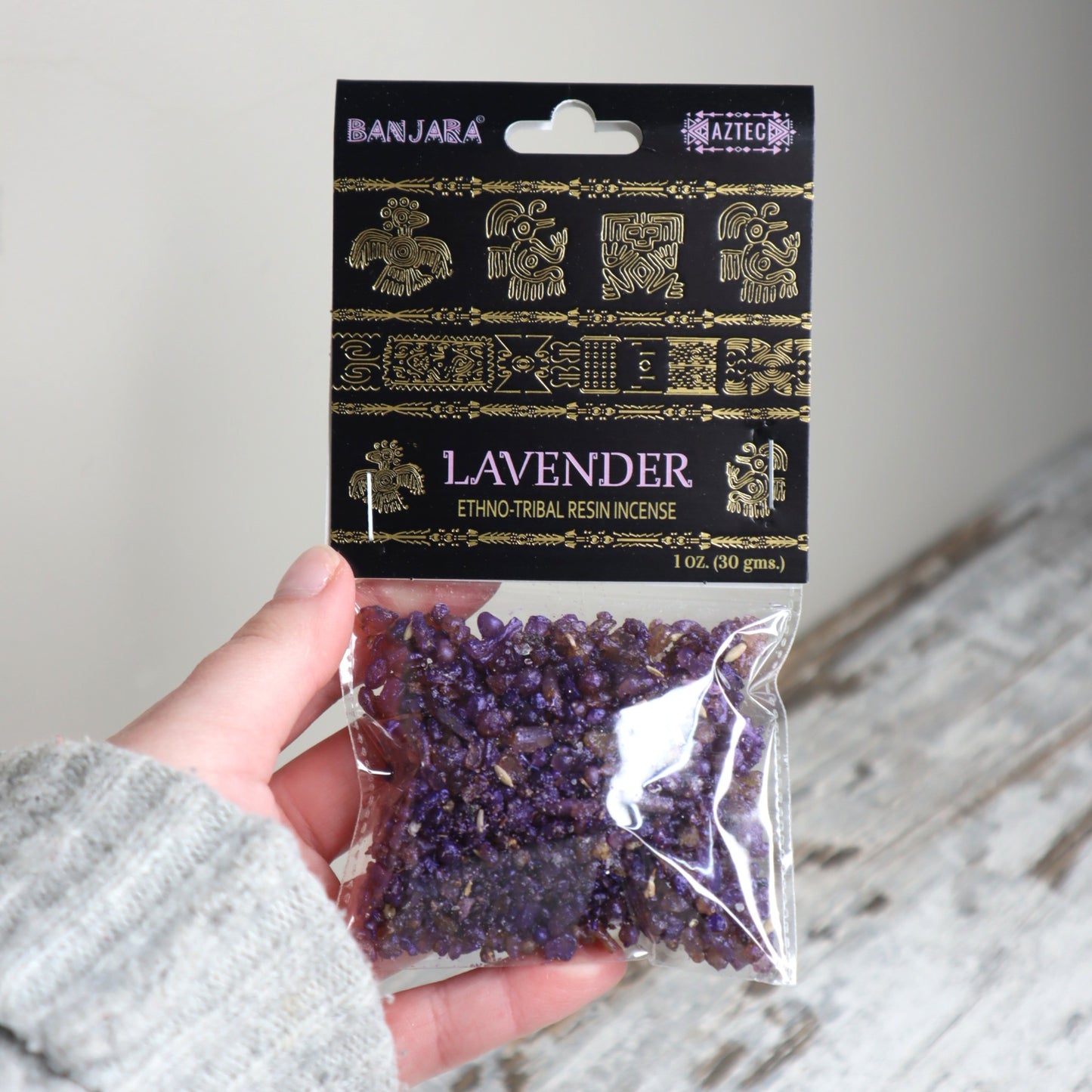 Banjara Lavender Resin Incense 30g | Calm, Relaxation & Peace
