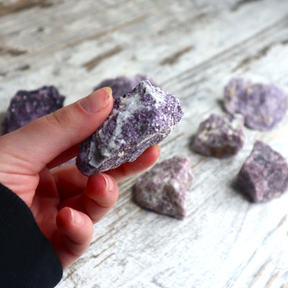 Lepidolite Raw Chunk | Calm, Emotional Balance & Soothing Energy