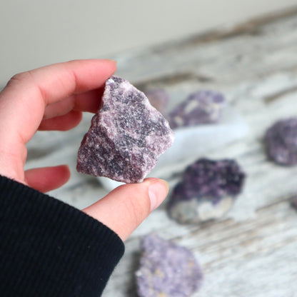 Lepidolite Raw Chunk | Calm, Emotional Balance & Soothing Energy