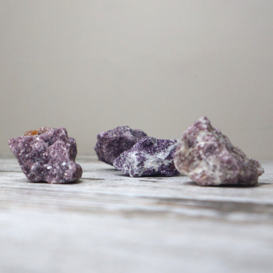 Lepidolite Raw Chunk | Calm, Emotional Balance & Soothing Energy