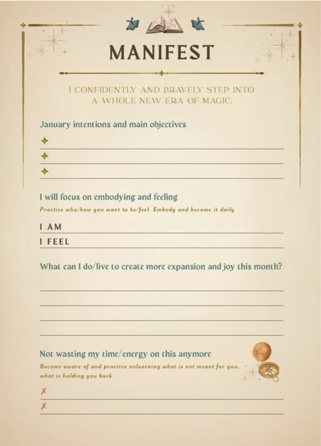 2027 Manifest Your Dreams Planner | Alexis Rakun