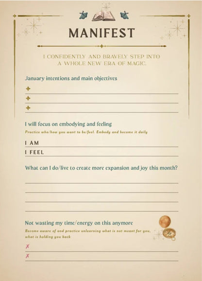 2027 Manifest Your Dreams Planner | Alexis Rakun