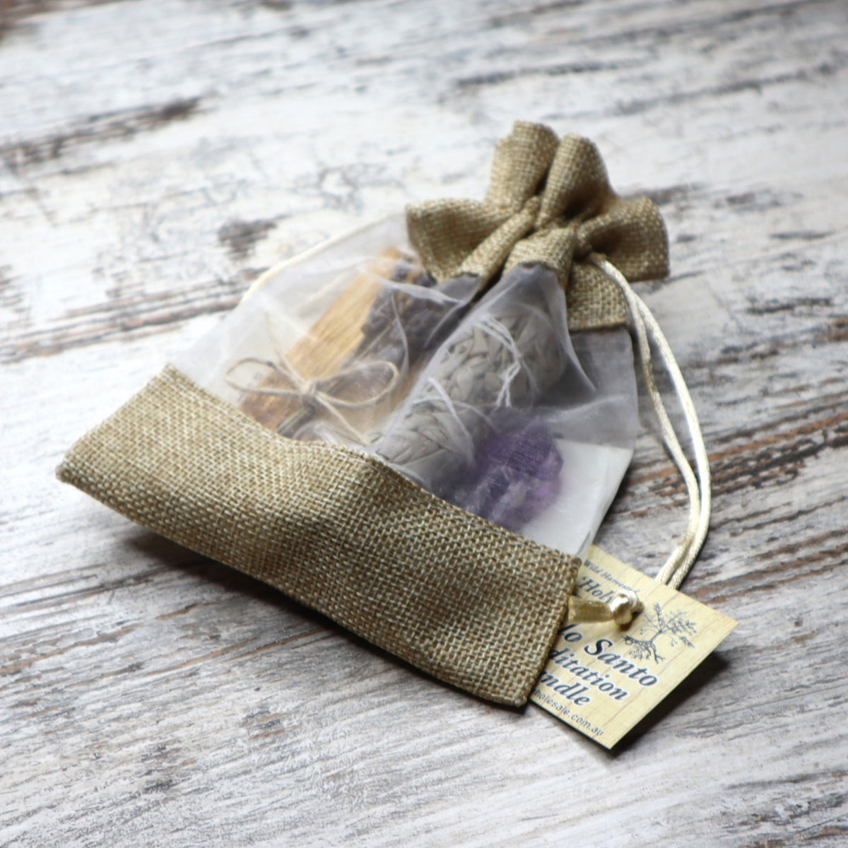 Palo Santo Meditation Ritual Kit | Calm, Cleansing &amp; Spiritual Connection