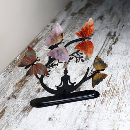Meditation Butterfly Display | Harmony, Transformation & Mindful Balance