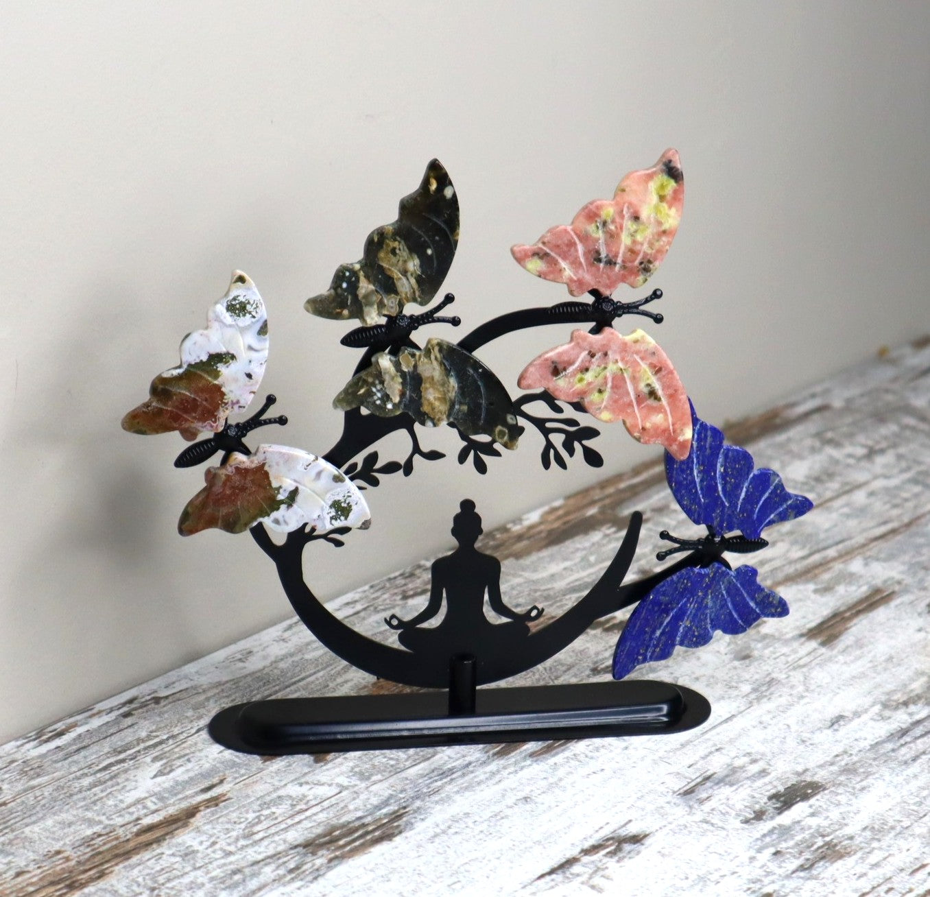 Meditation Butterfly Display | Inner Wisdom, Harmony & Transformation