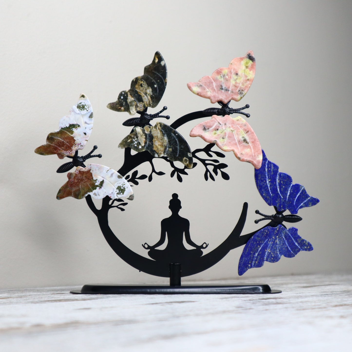 Meditation Butterfly Display | Inner Wisdom, Harmony & Transformation