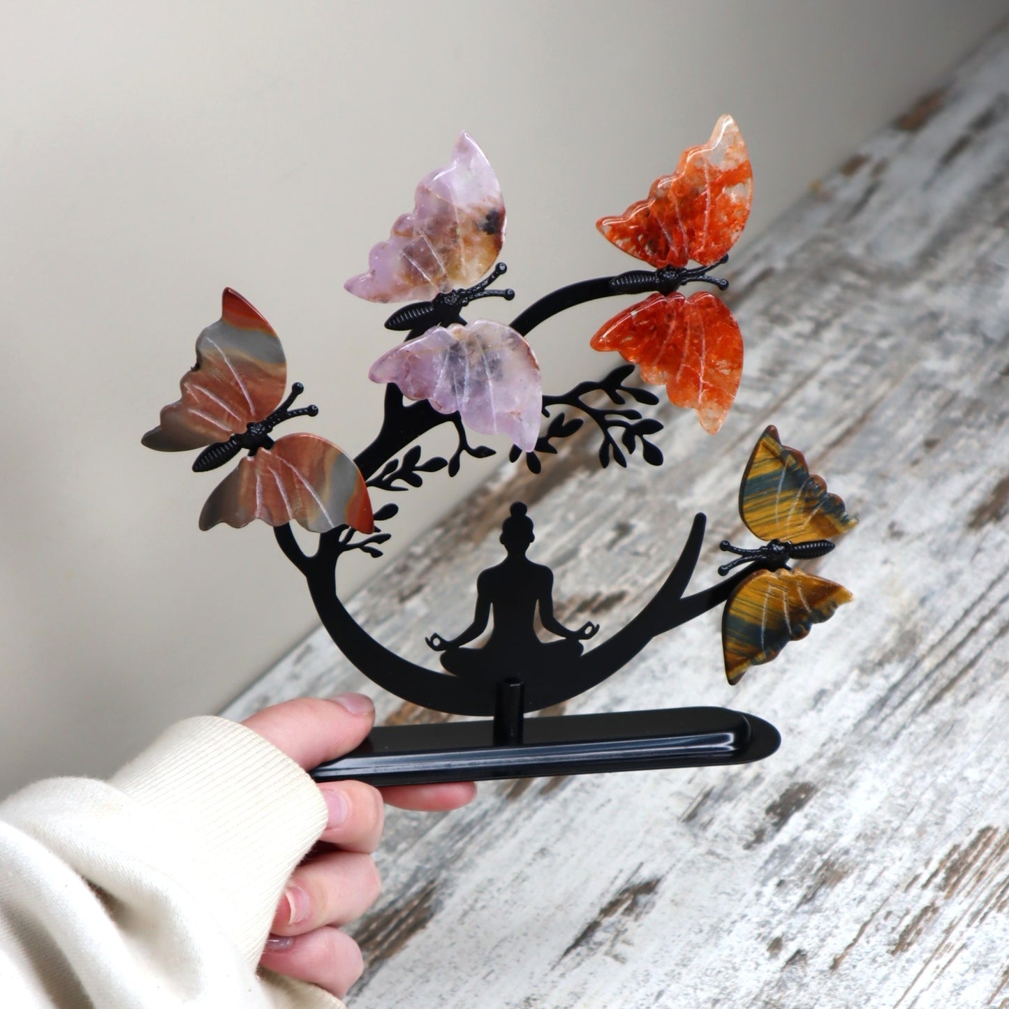 Meditation Butterfly Display | Harmony, Transformation & Mindful Balance