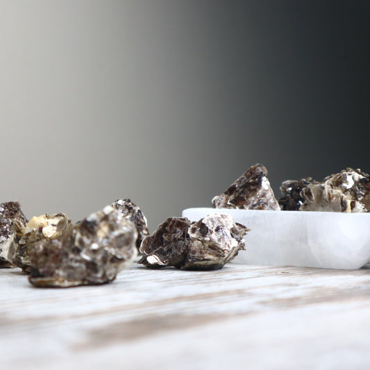 Mica Cluster Raw Beauty | Clarity, Reflection & Energetic Insight
