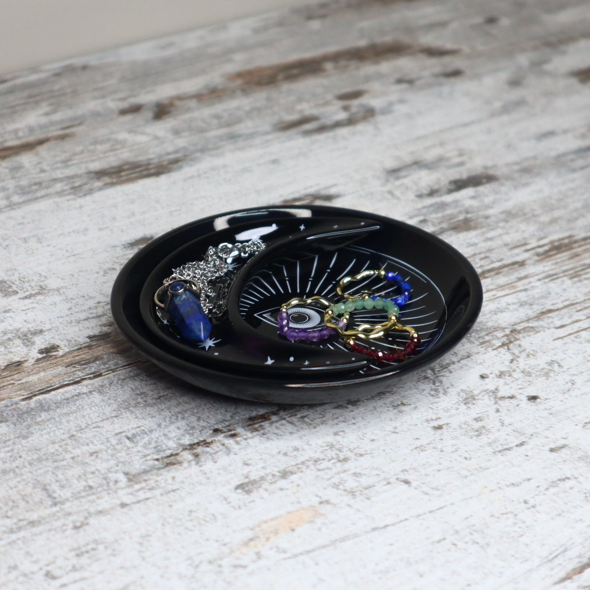 Spellbound Sky Stacking Ceramic Trinket Dish | Intuition, Protection &amp; Celestial Magic
