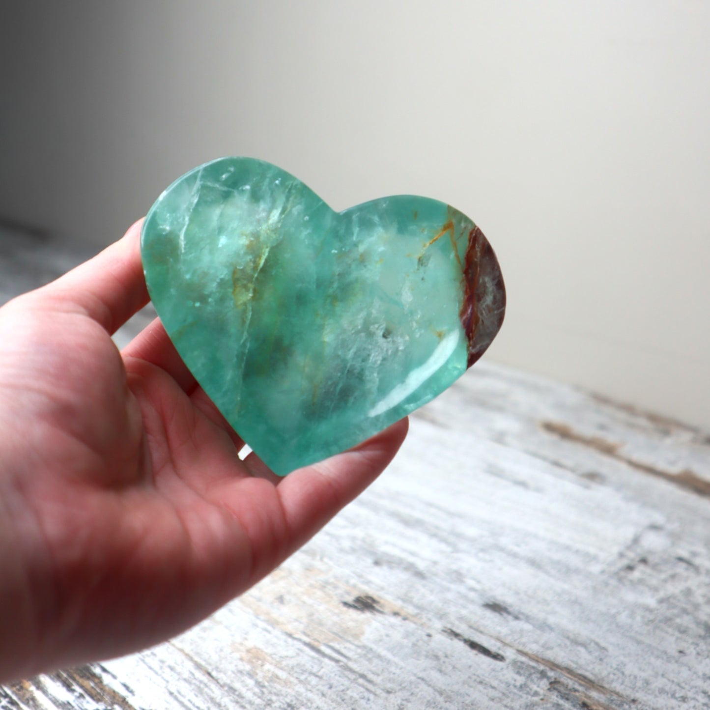 Fluorite Heart Shaped Bowl | Clarity, Focus & Energy Cleansing