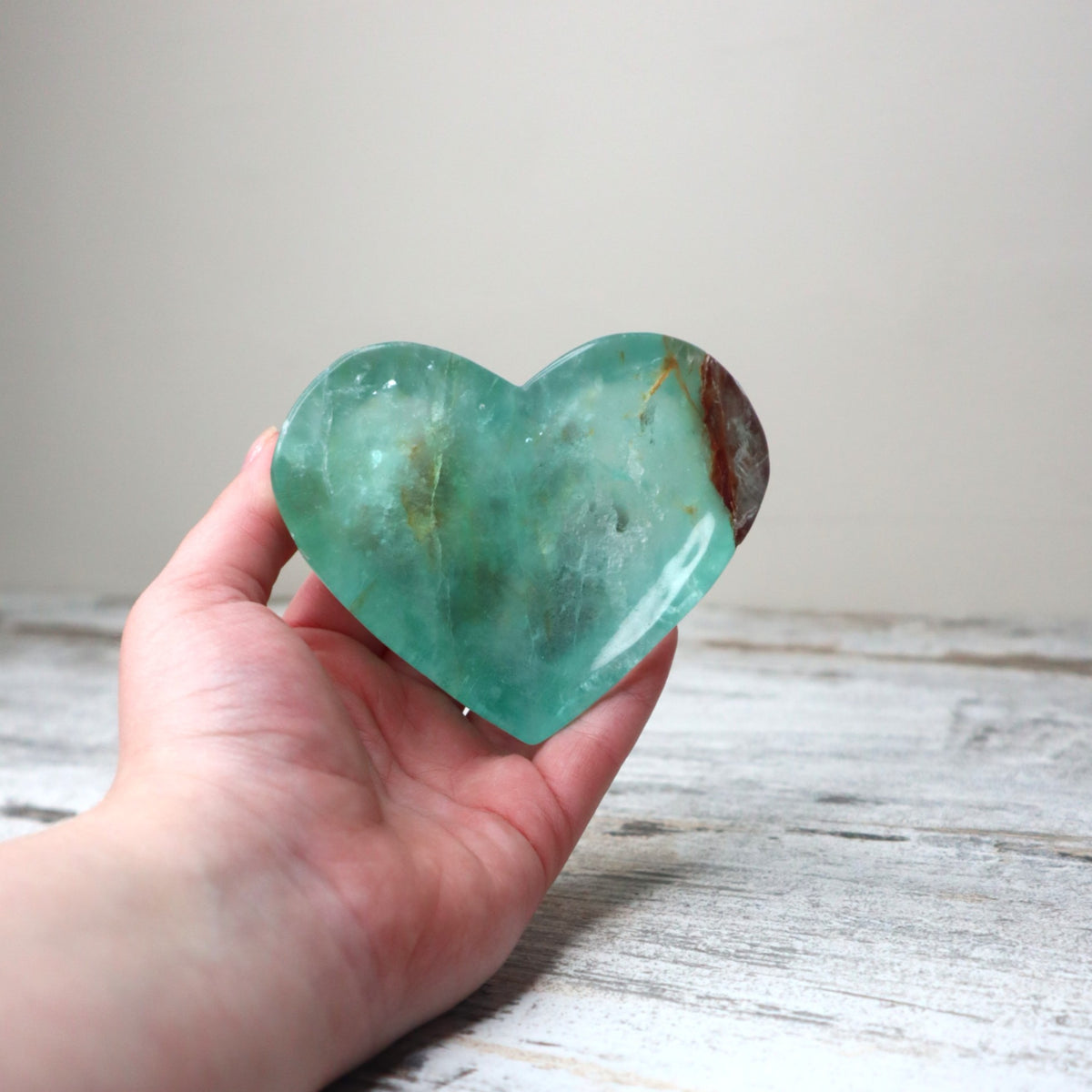 Fluorite Heart Shaped Bowl | Clarity, Focus &amp; Energy Cleansing