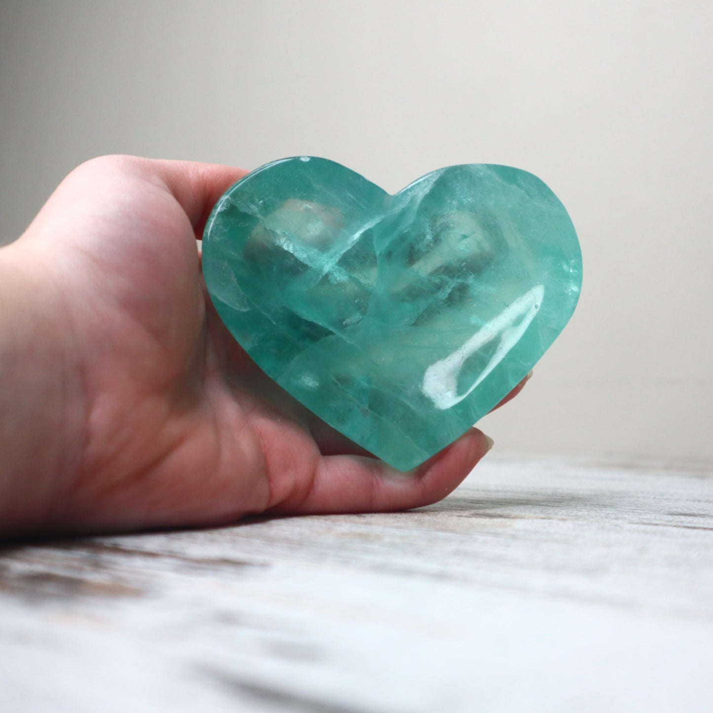 Fluorite Heart Shaped Bowl | Clarity, Focus & Energy Cleansing