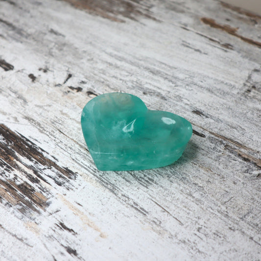 Fluorite Heart Shaped Bowl | Clarity, Focus & Energy Cleansing