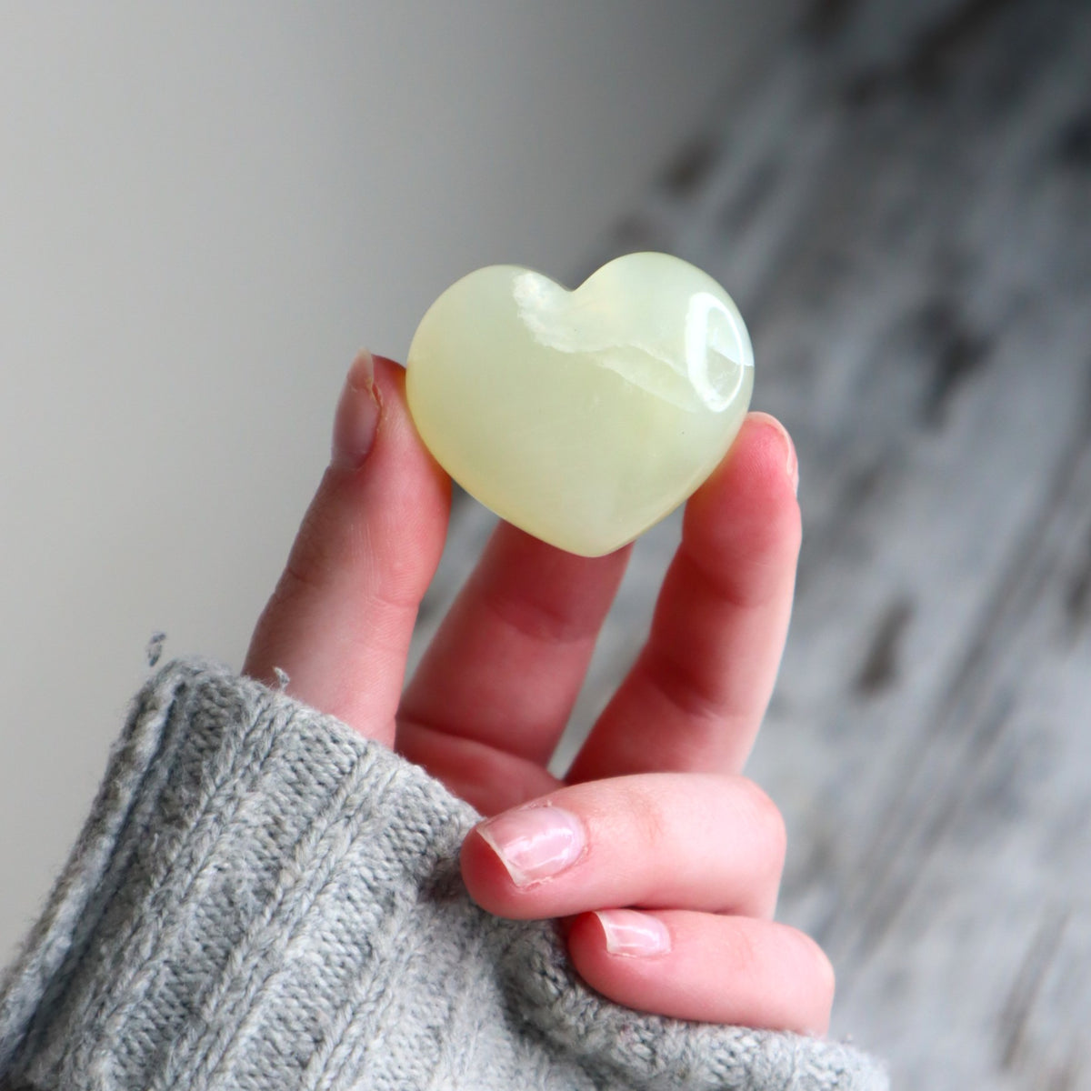 New Jade Mini Heart | Harmony, Calm &amp; Good Fortune