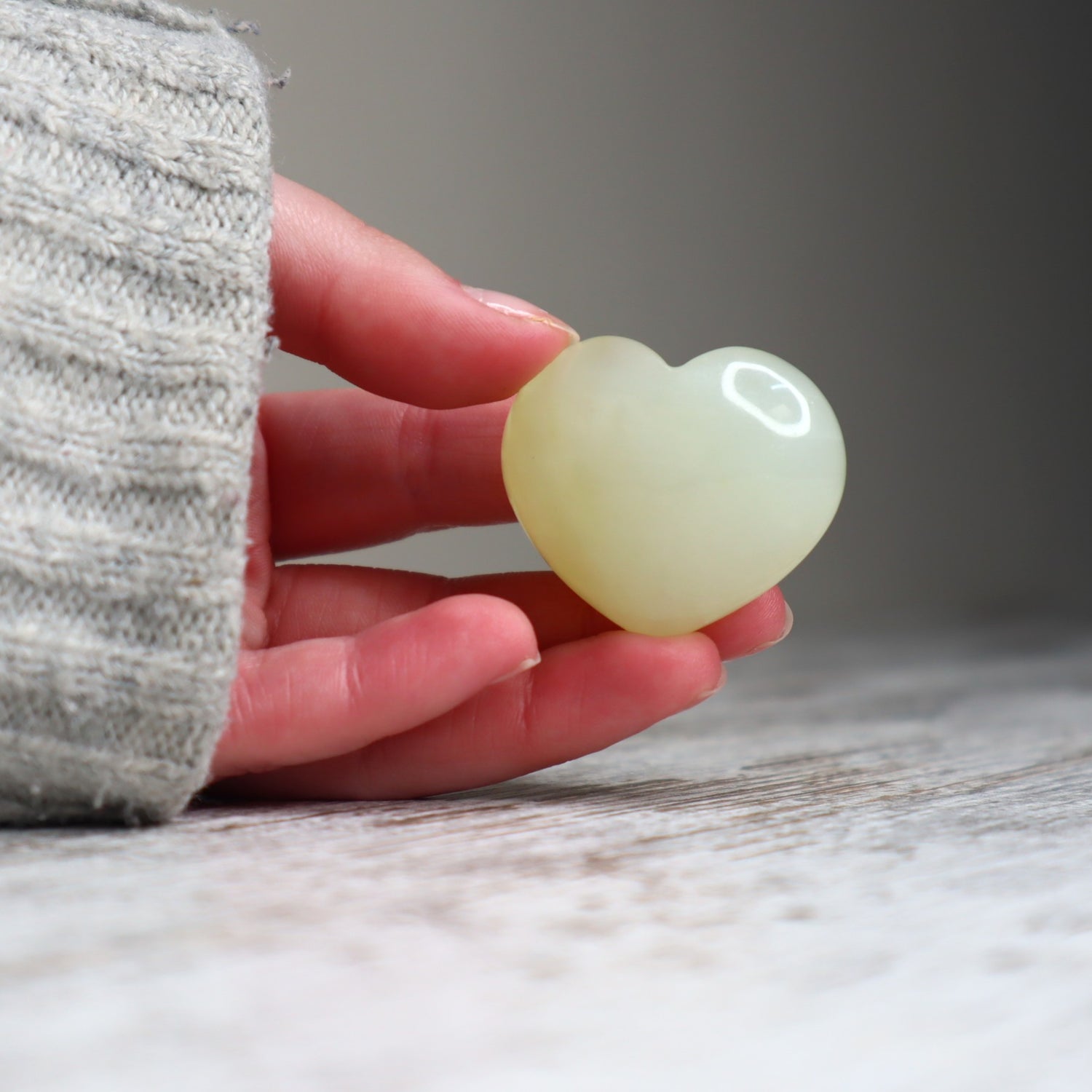 New Jade Mini Heart | Harmony, Calm &amp; Good Fortune