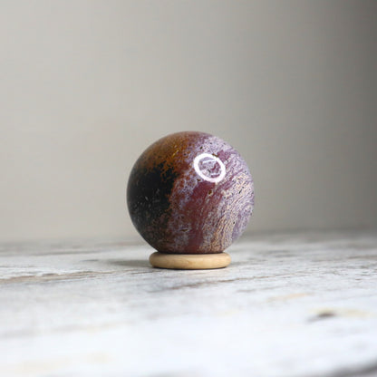 Ocean Jasper Sphere | Joy, Renewal & Emotional Flow
