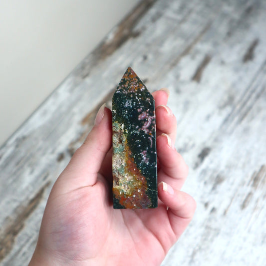 Ocean Jasper Tower | Renewal, Joy & Grounded Flow