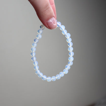 Opalite Bead Bracelet | 6mm | Calm, Clarity & Gentle Transition