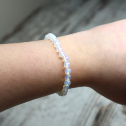 Opalite Bead Bracelet | 6mm | Calm, Clarity & Gentle Transition