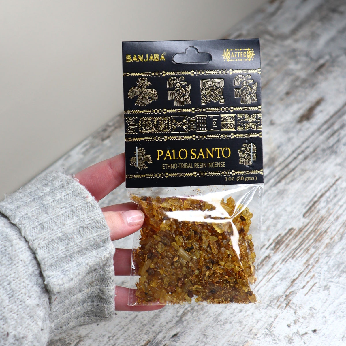Banjara Palo Santo Resin Incense 30g | Cleansing, Grounding &amp; Positive Energy