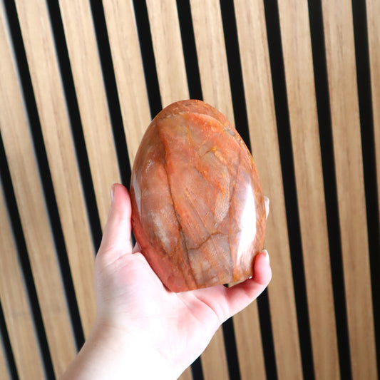 Peach Moonstone Freeform | Divine Feminine Energy, Emotional Balance & New Beginnings