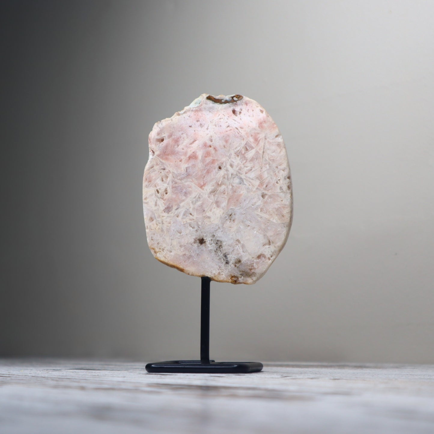 Pink Amethyst Freeform on Stand | Heart Awakening & Emotional Harmony