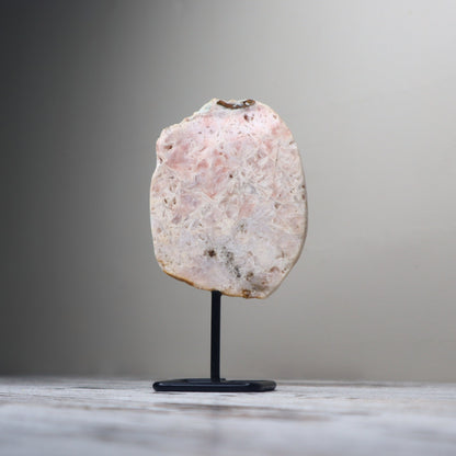 Pink Amethyst Freeform on Stand | Heart Awakening & Emotional Harmony