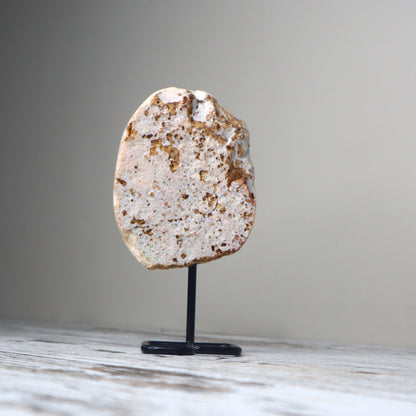 Pink Amethyst Freeform on Stand | Heart Awakening & Emotional Harmony