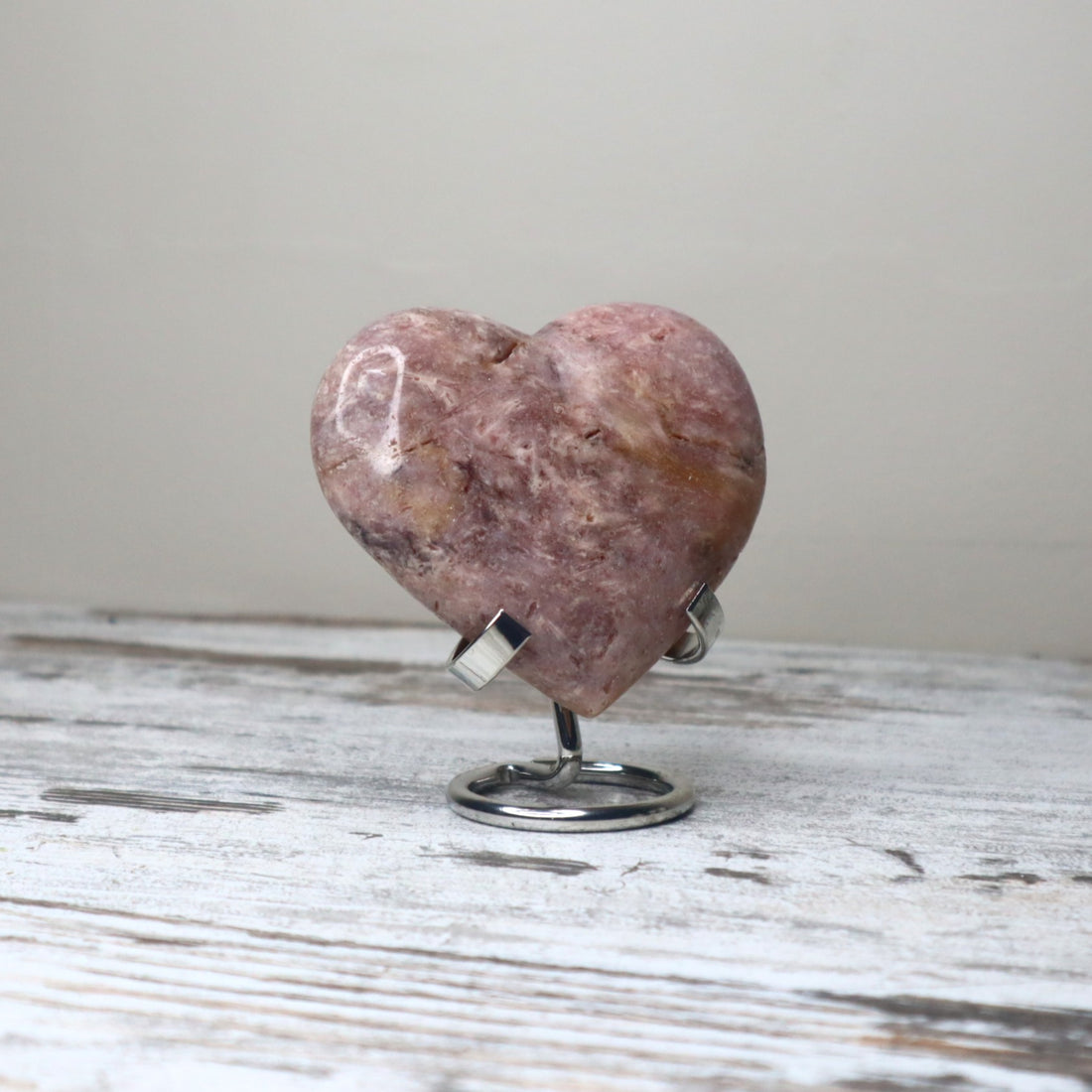 Pink Amethyst Heart Carving | Emotional Healing, Calm &amp; Gentle Protection