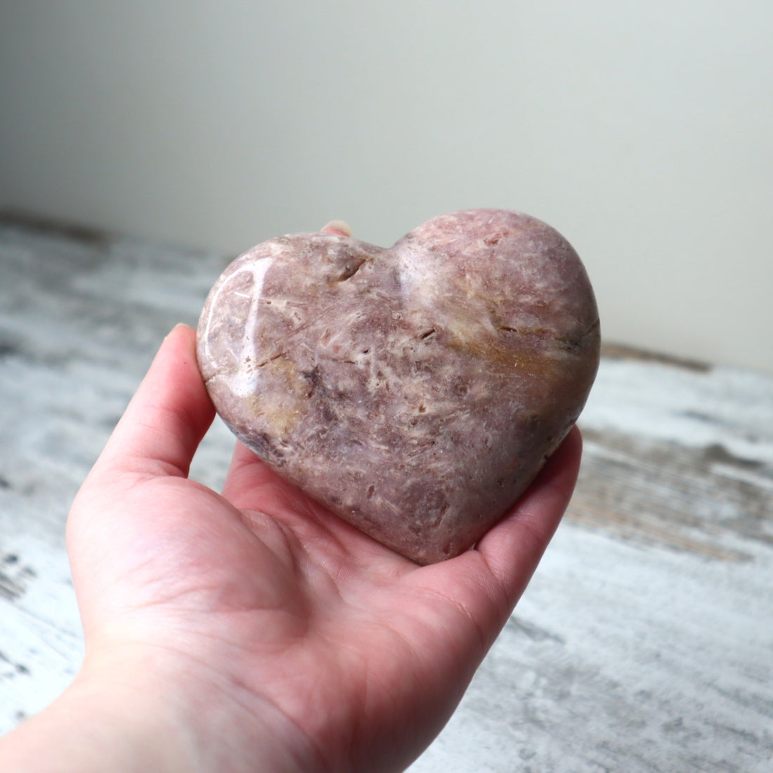 Pink Amethyst Heart Carving | Emotional Healing, Calm &amp; Gentle Protection