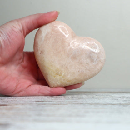 Pink Amethyst Heart | Gentle Healing, Love & Emotional Calm