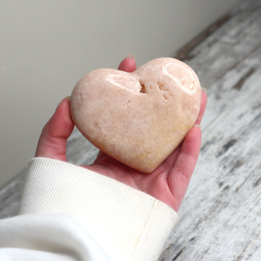 Pink Amethyst Heart | Gentle Healing, Love & Emotional Calm