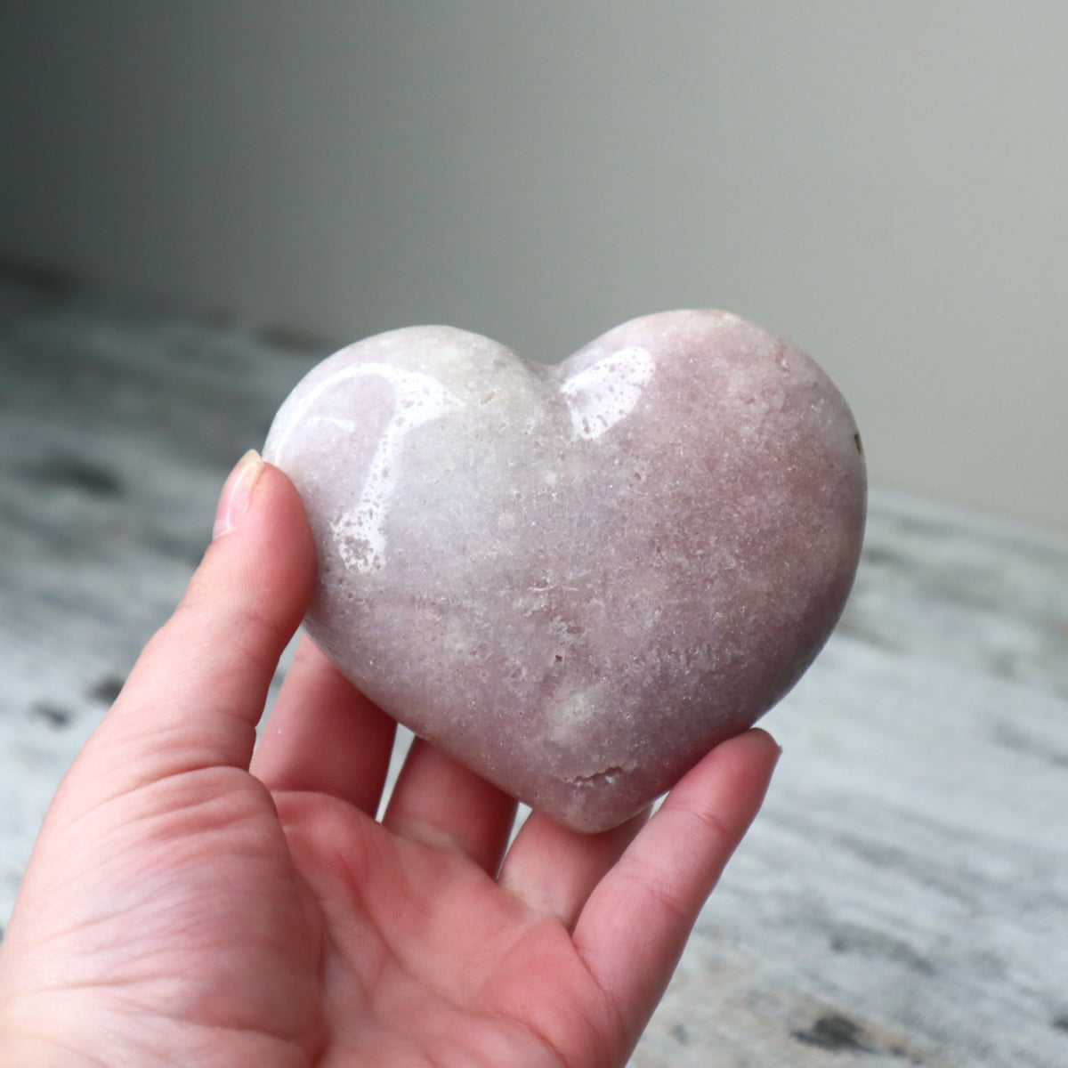 Pink Amethyst Heart | Serenity, Self Love &amp; Gentle Healing