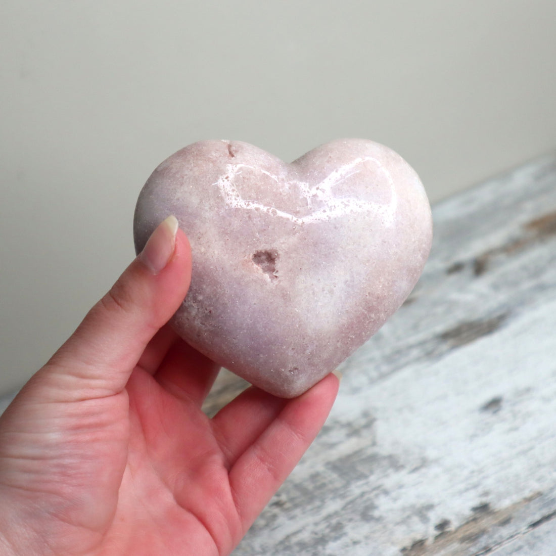 Pink Amethyst Heart | Serenity, Self Love &amp; Gentle Healing