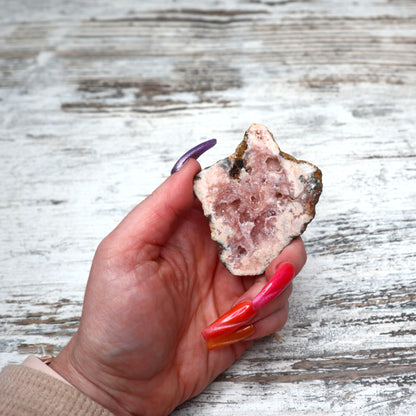 Pink Amethyst Mini Cluster | Heart Healing, Calm & Gentle Protection