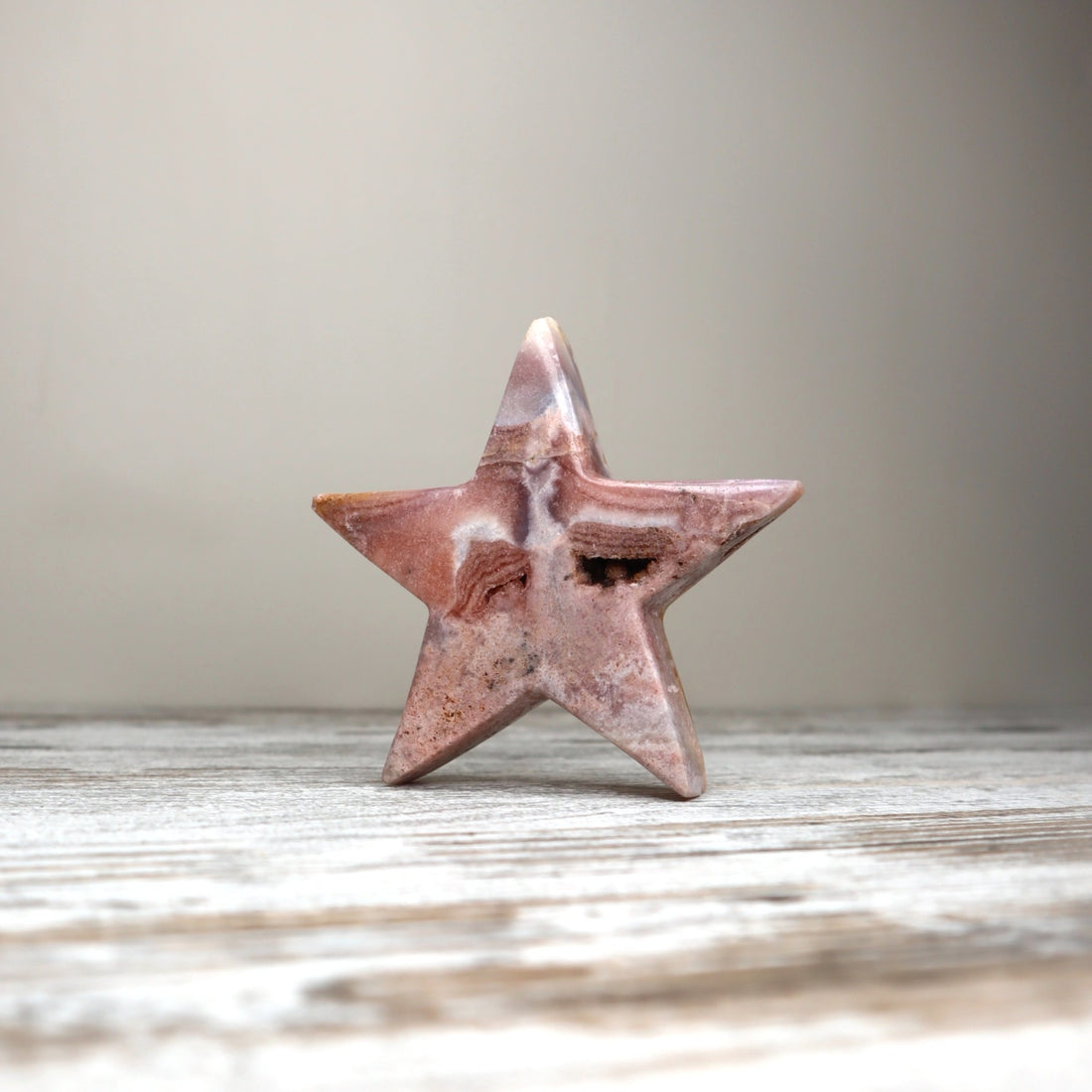 Pink Amethyst Star Carving | Heart Healing, Calm &amp; Gentle Renewal