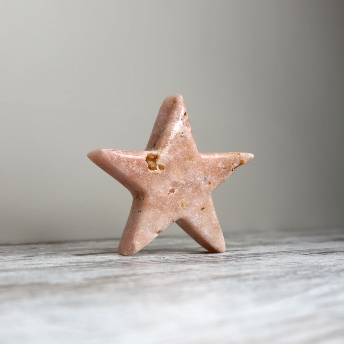 Pink Amethyst Star Carving | Calm, Balance &amp; Gentle Restoration