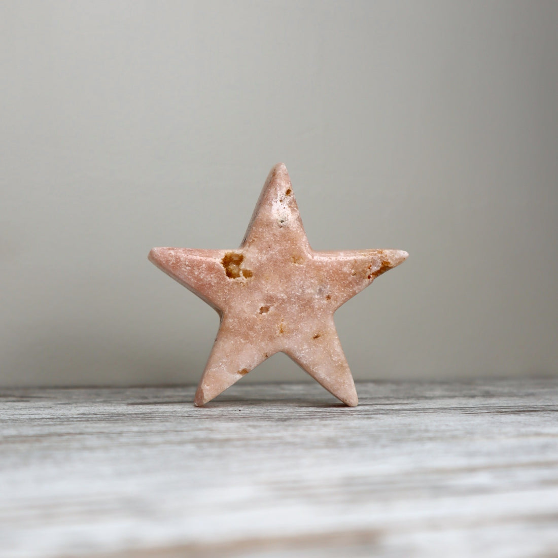 Pink Amethyst Star Carving | Calm, Balance &amp; Gentle Restoration