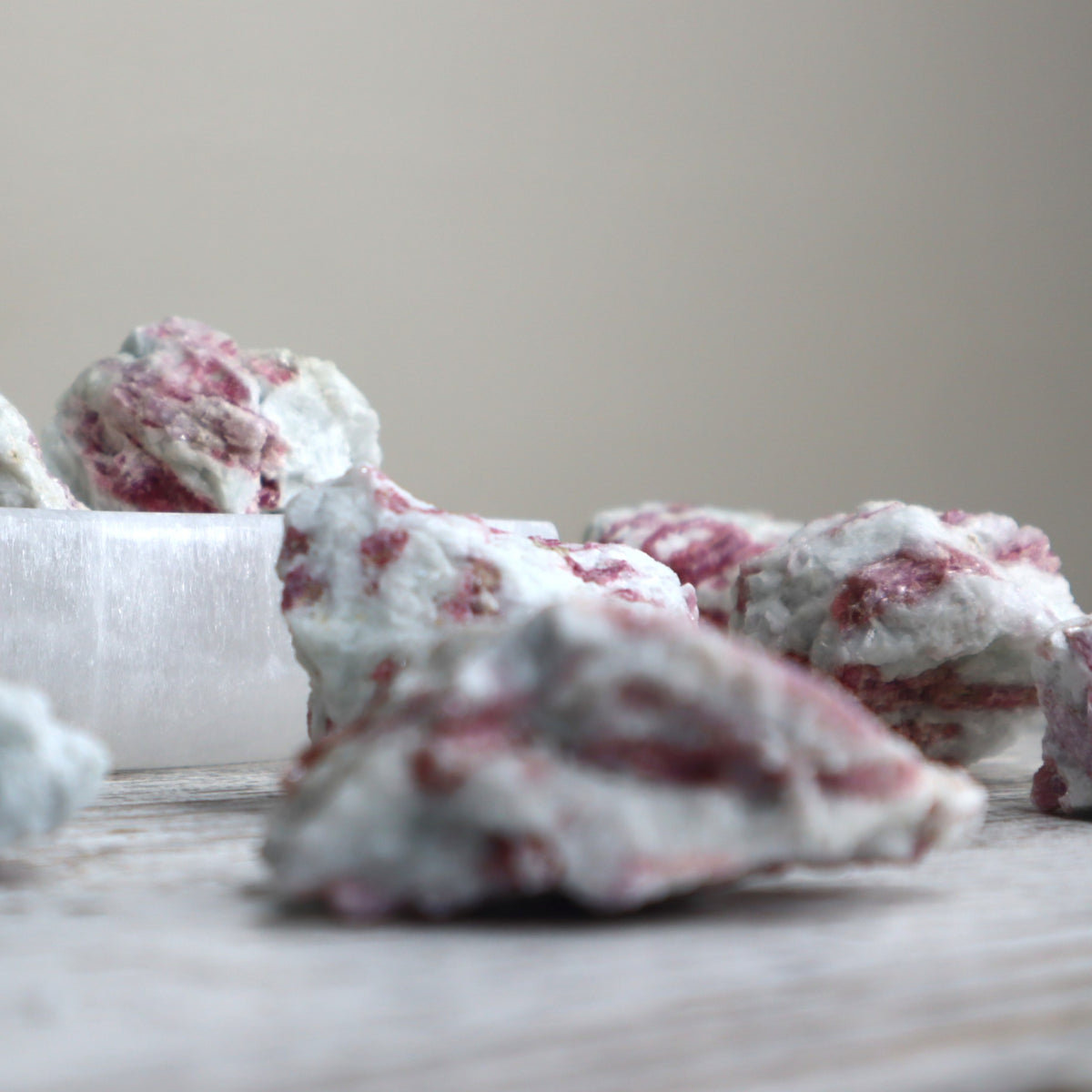 Pink Tourmaline Raw in Matrix | Love, Emotional Healing &amp; Heart Support