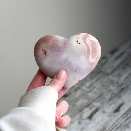 Pink Amethyst Heart | Gentle Healing, Self-Compassion &amp; Emotional Renewal