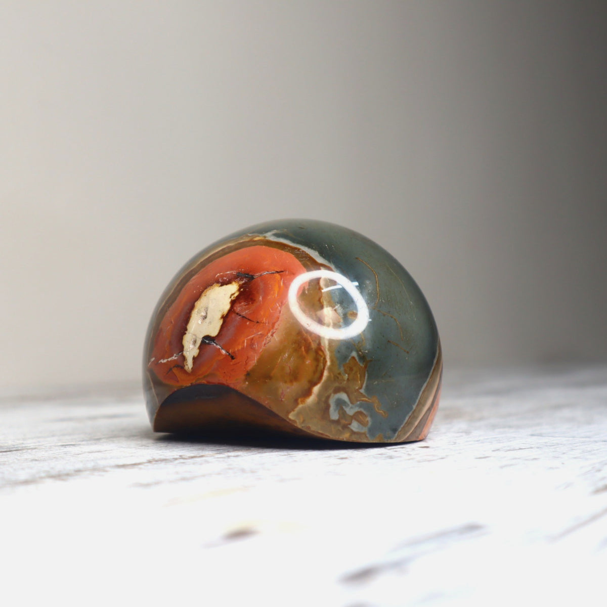 Polychrome Jasper Companion Carving | Grounding, Stability &amp; Emotional Strength