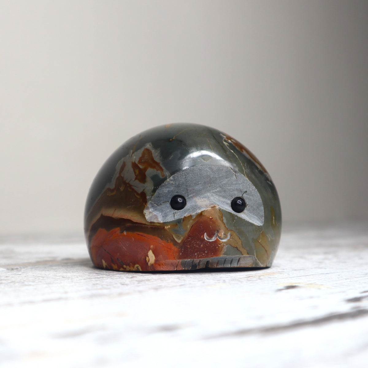 Polychrome Jasper Companion Carving | Grounding, Stability &amp; Emotional Strength