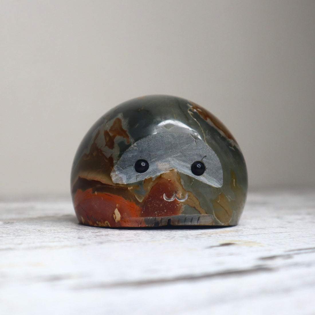 Polychrome Jasper Companion Carving | Grounding, Stability &amp; Emotional Strength