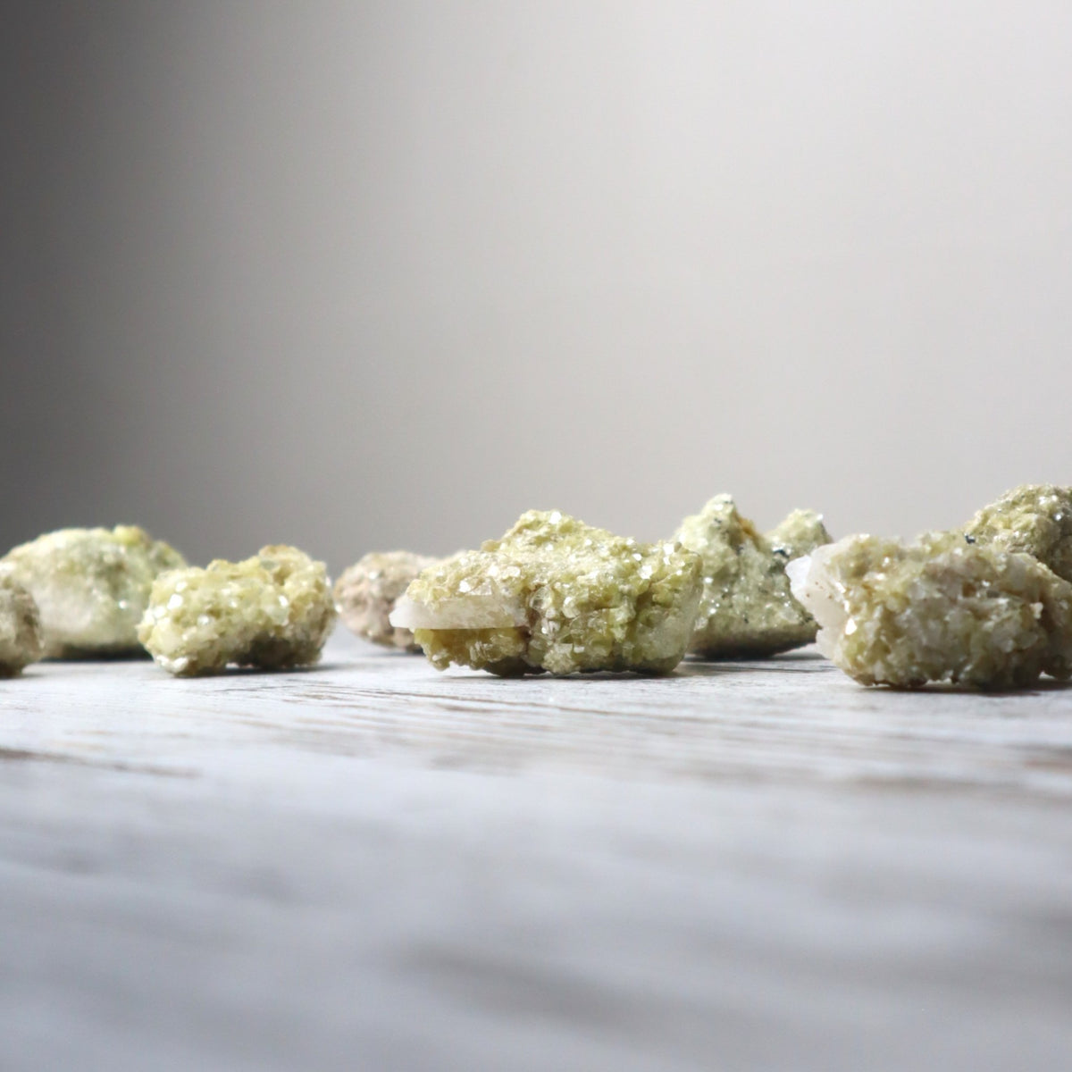 Prehnite Raw Mini Clusters | Calm, Healing &amp; Heart Connection