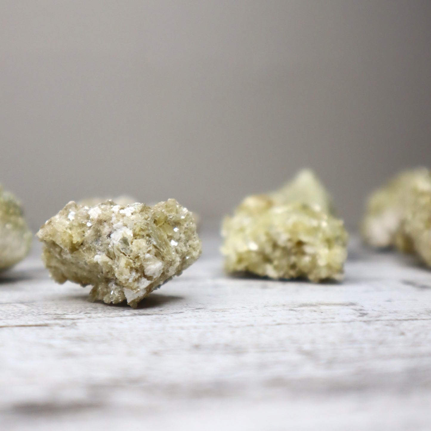 Prehnite Raw Mini Clusters | Calm, Healing & Heart Connection