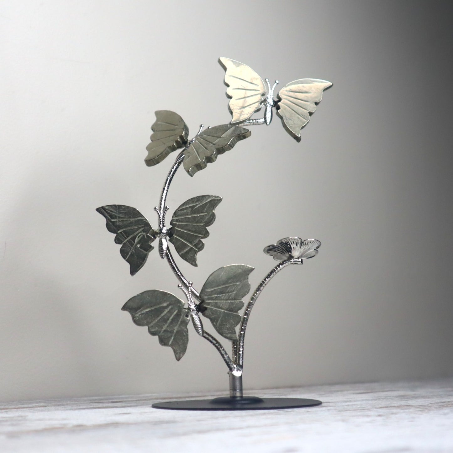 Pyrite Butterfly Sculpture | Abundance, Transformation & New Beginnings