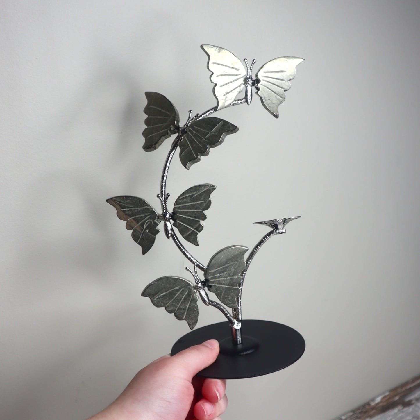 Pyrite Butterfly Sculpture | Abundance, Transformation & New Beginnings