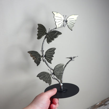 Pyrite Butterfly Sculpture | Abundance, Transformation & New Beginnings