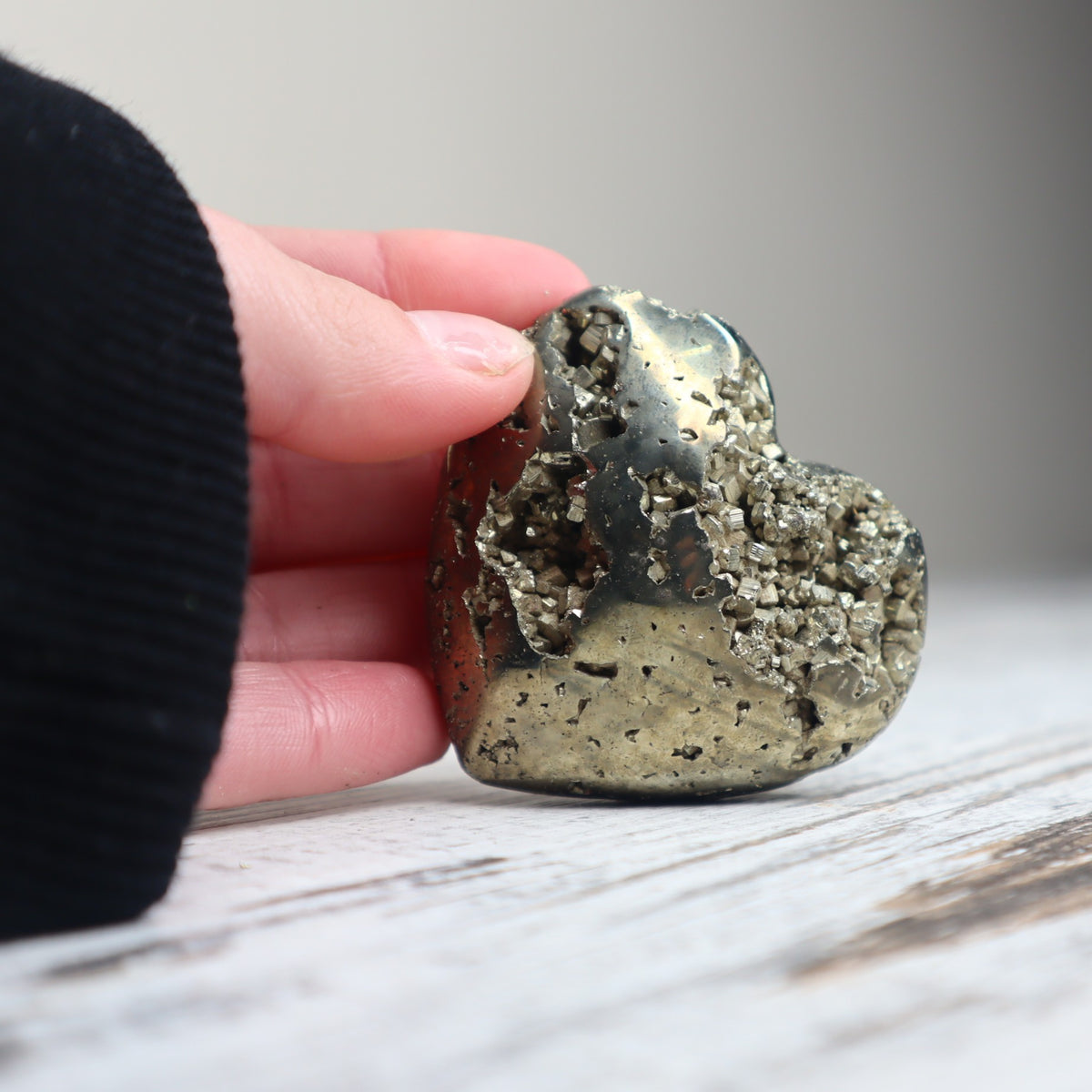 Pyrite Heart | Abundance, Confidence &amp; Empowerment